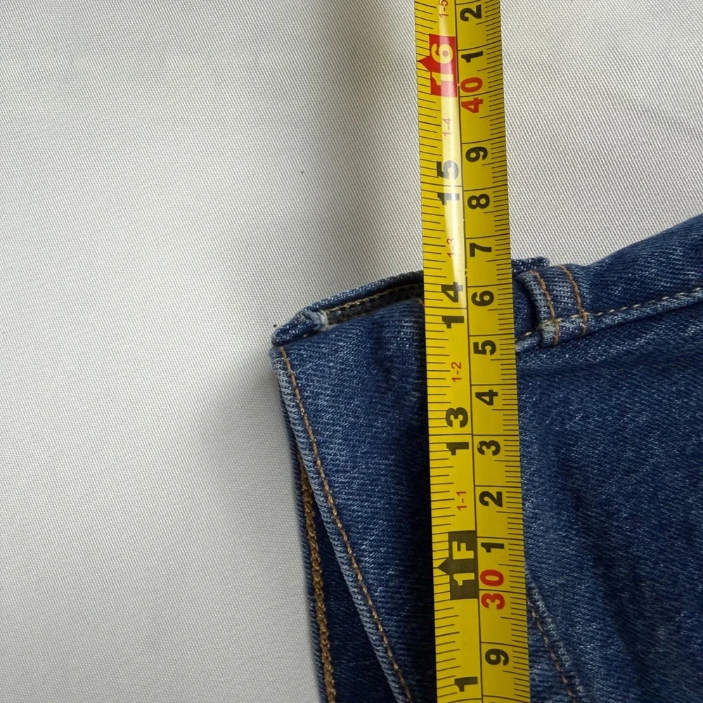 Levis 501‎ Original Fit Straight Leg Blue Denim Button Fly Jeans Mens 29x32